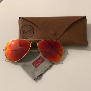 Aviator flash lenses - Orange